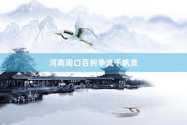 河南周口百舸争流千帆竞