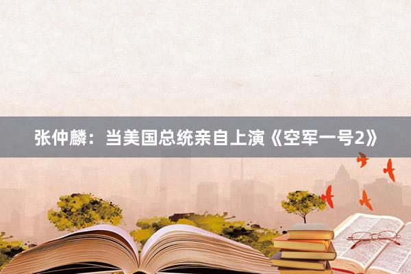 张仲麟：当美国总统亲自上演《空军一号2》